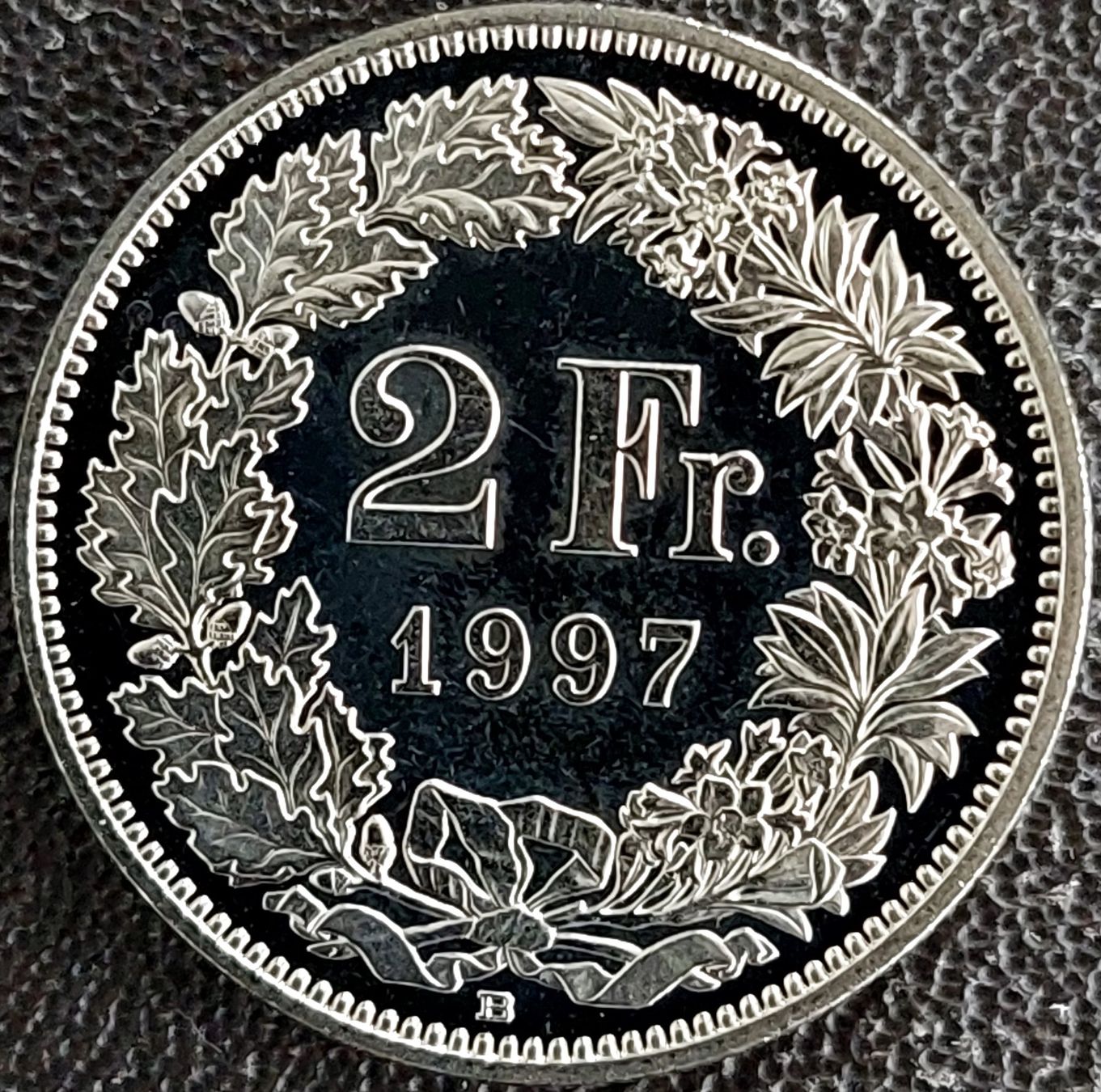 Tutti le monete: 2 Franken 1997 stgl. / aus Münzsatz – Nuovo (secondo la descrizione) da Arch venduto da coinsandmore