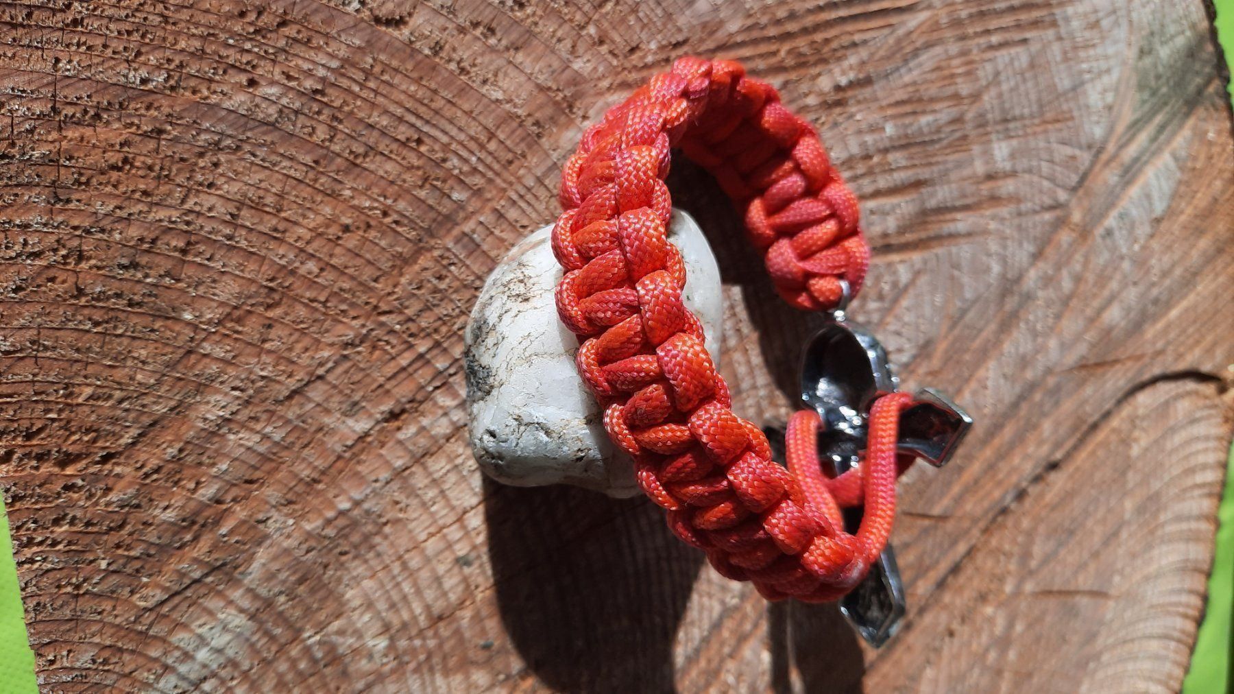 Bracciali & Braccialetti: Paracord Armband L Skull Handmade – Nuovo e nell'imballaggio originale da Walenstadt venduto da emynmuil1 2