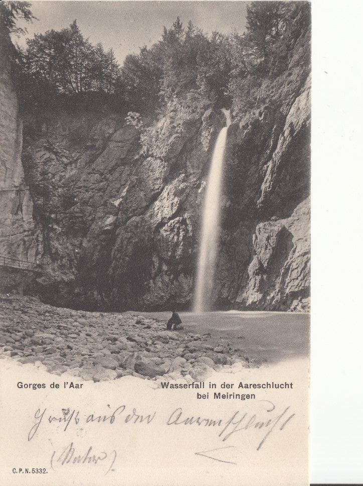 Cartoline postali: Aareschlucht 1904 – Usato da Bürglen TG venduto da StampGraf