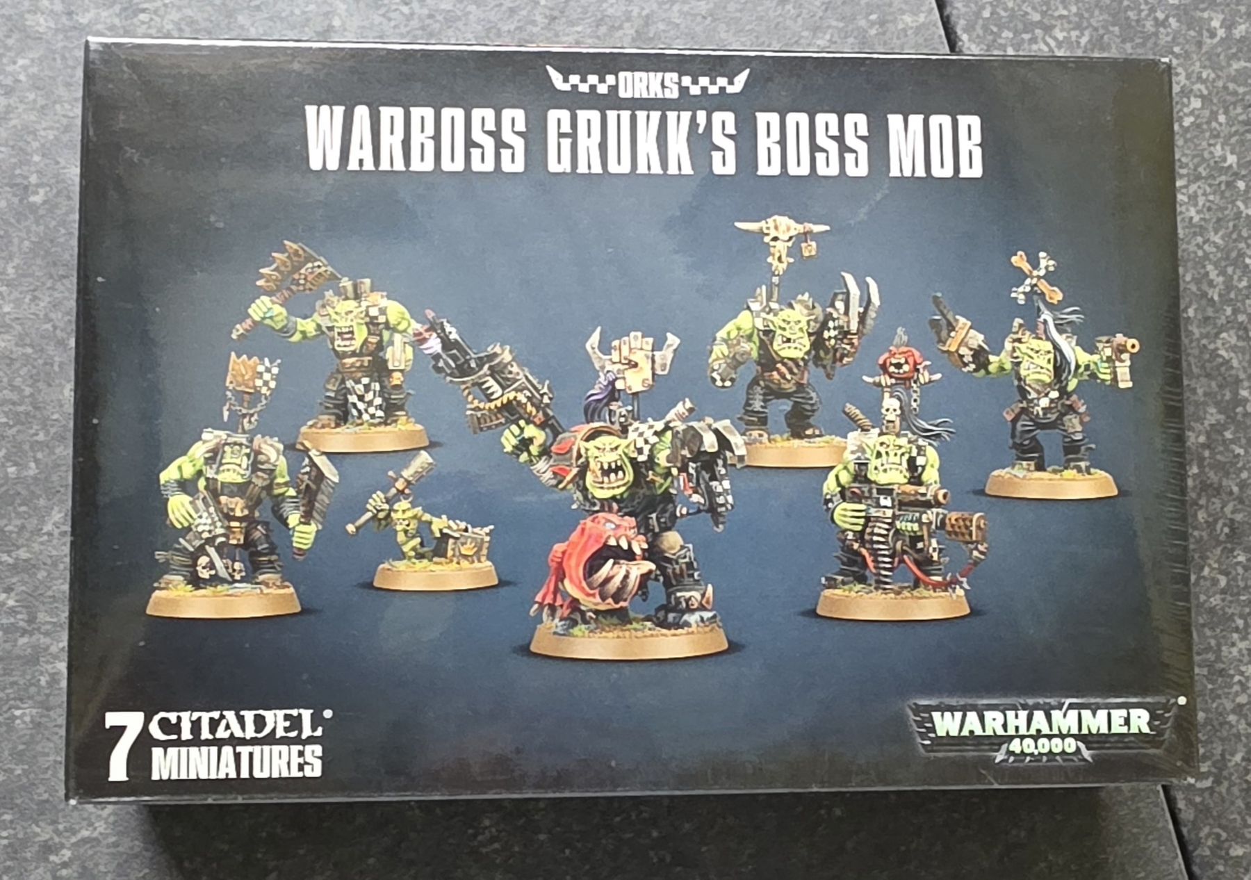 Kit di modellismo & Modellini statici: Warhammer 40.000 Warboss Grukk's Boss Mob – Nuovo e nell'imballaggio originale da Grandson venduto da christophe078