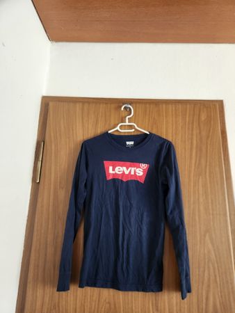 T-shirt Levi's manches longues bleu taille 14A 