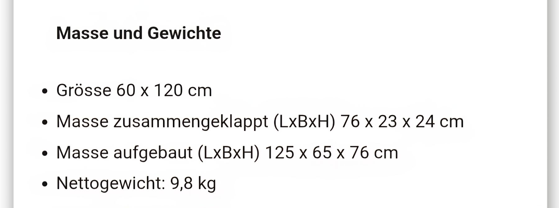 Letti: Reisebett Hauck  – Usato da Reinach BL venduto da snezhana 2