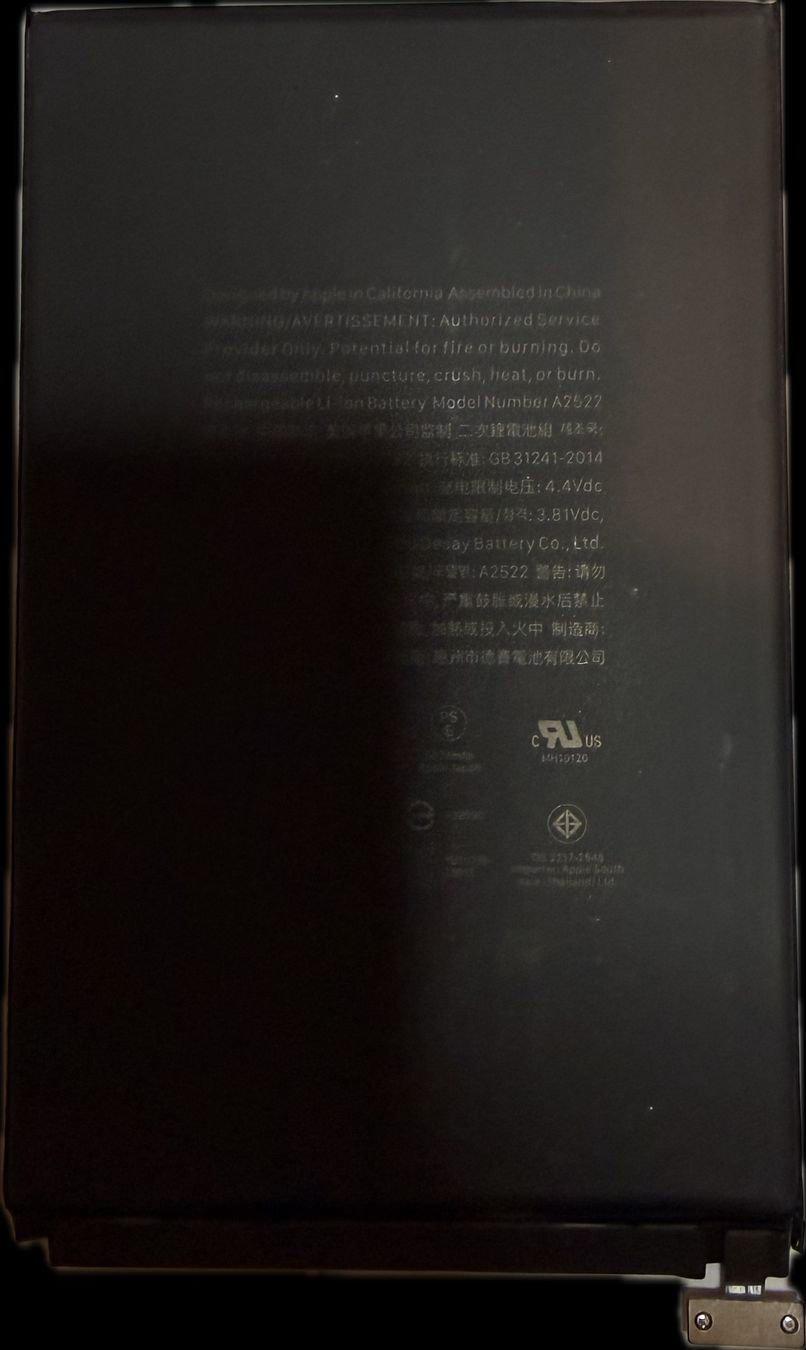 Apple Akkus: iPad mini 6 Original Akku 95 % SoH – Gebraucht aus Bern von Vogonen
