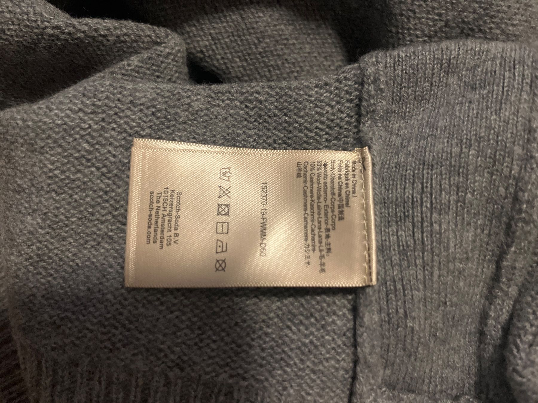 Maison Scotch Pullover & Sweatshirts: Scotch&Soda Wollpullover, Grau, Grösse S – Gebraucht aus Zürich von Manuelala 3