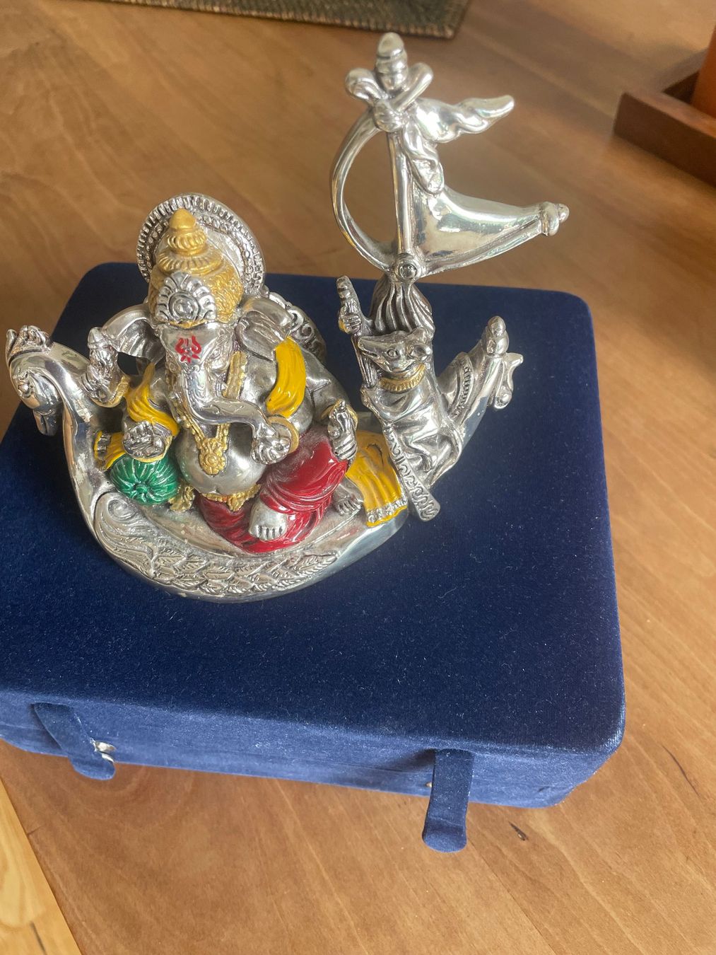 Figuren: Wunderschöne Ganesha Figur, 999 Silber, Indien – Neu (gemäss Beschreibung) aus Schiers von Flipi4 2