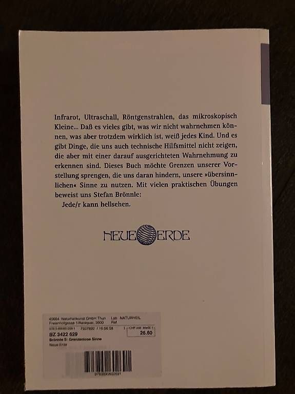 Bücher: Grenzenlose Sinne – Gebraucht aus Frutigen von siju 1