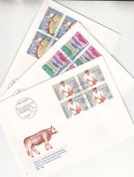 SBK 750 - 752 im 4er-Block FDC