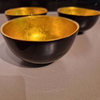 3 bols lacque - 12cm