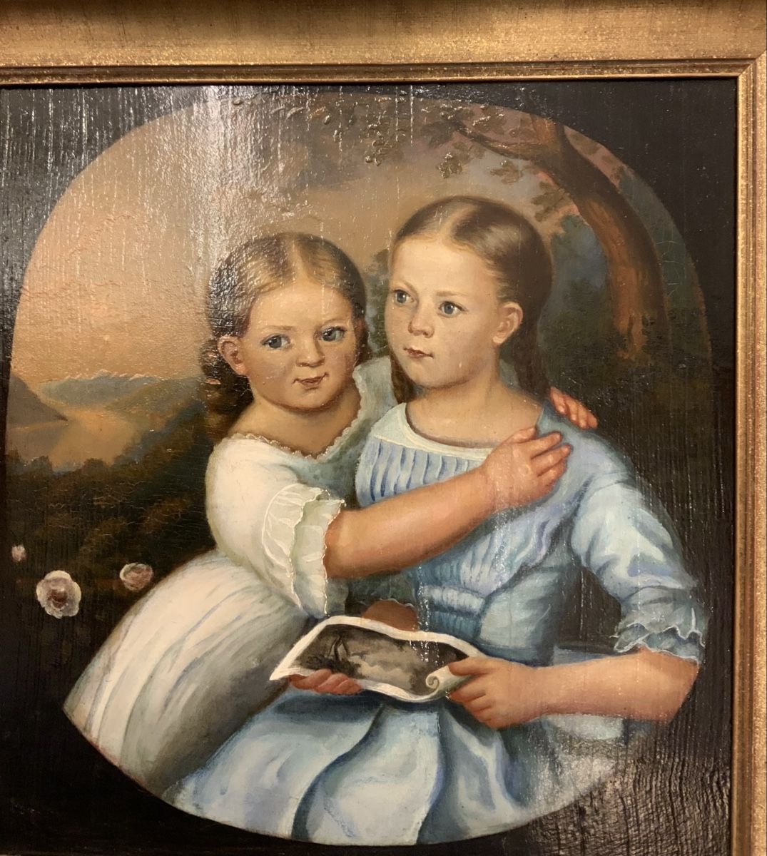 Dipinti: Portrait de deux petites filles – Usato da rolle venduto da Tontonjulot 1