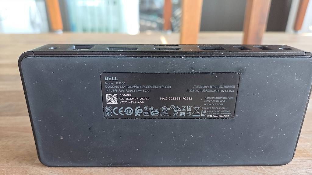 Dell Dockingstation: Dell D3100 USB 3.0 Docking Station  Modell 36M9K – Gebraucht aus Dietikon von Lind05 3
