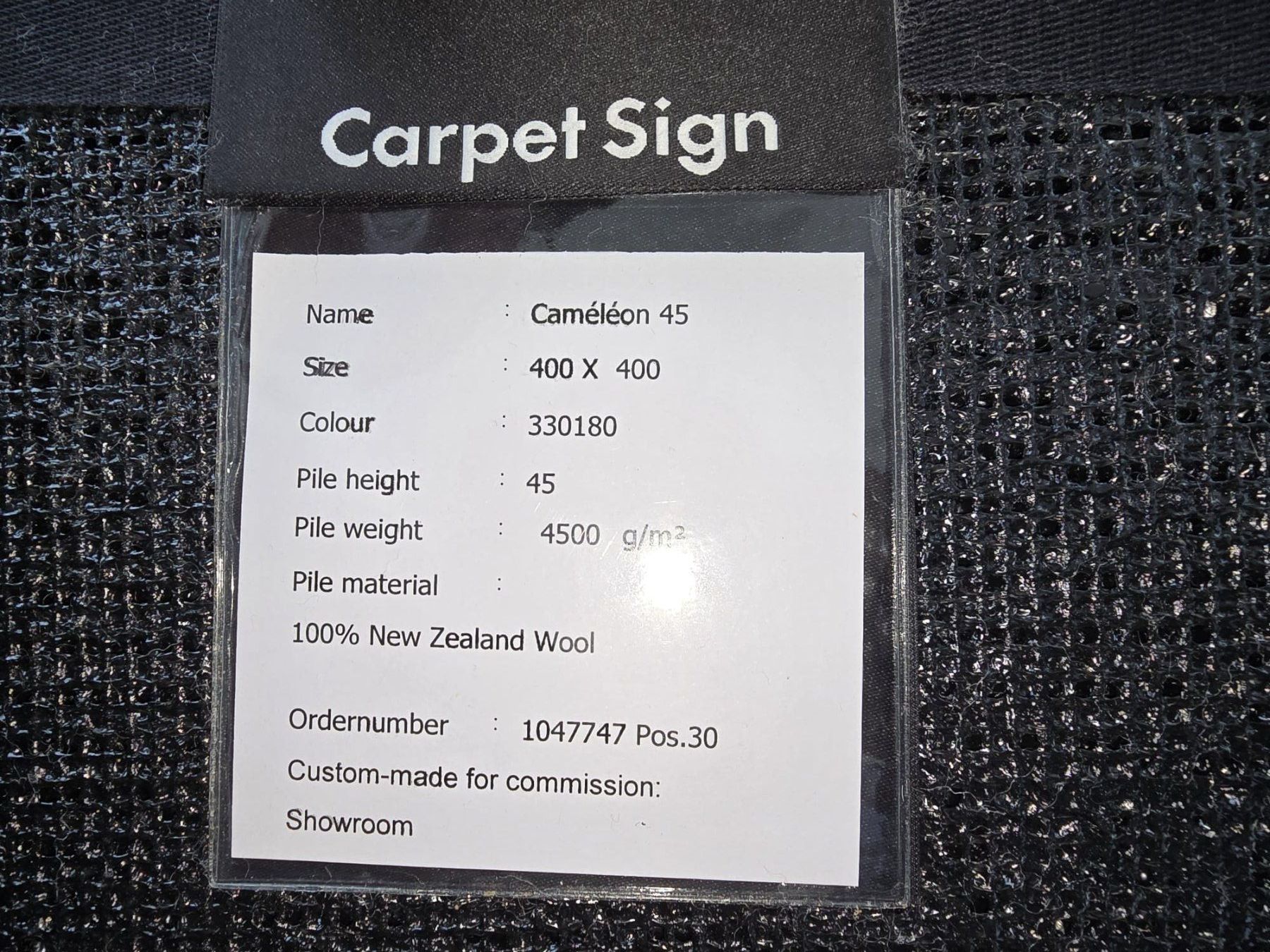 Tapis: Carpet Sign Cameleon diameter 400 m – Neuf (Voir description) à Bottighofen par rjh_zh2x 3