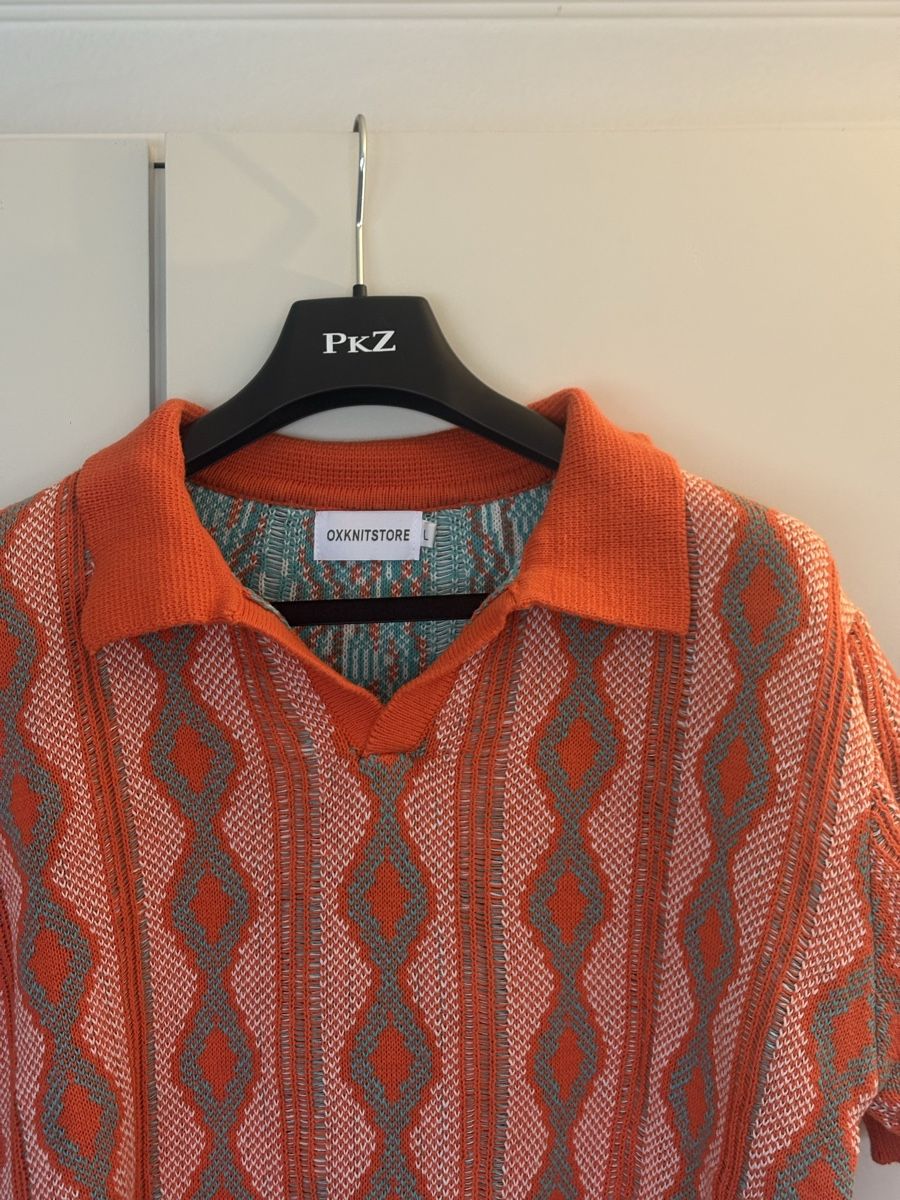 Magliette Polo: Vintage Knitted Polo Shirt – Usato da Gland venduto da chu_qc69 1