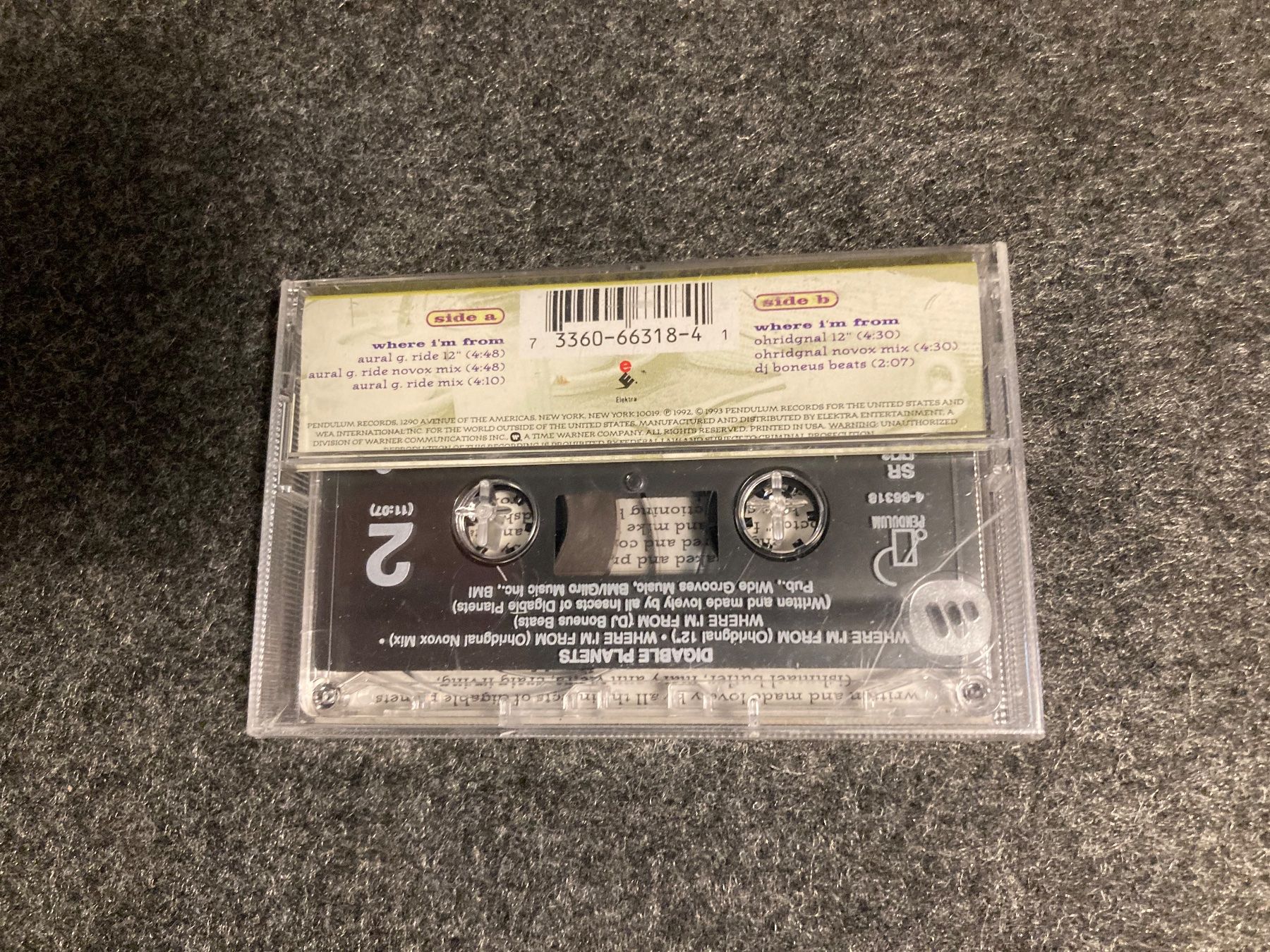 Musicassette: Digable Planets - Where I'm From (MC) – Nuovo e nell'imballaggio originale da Fribourg venduto da Karushi 2