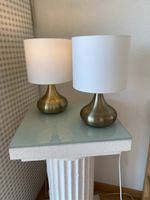 Nachttischlampen Gold (Micasa), 2er Set