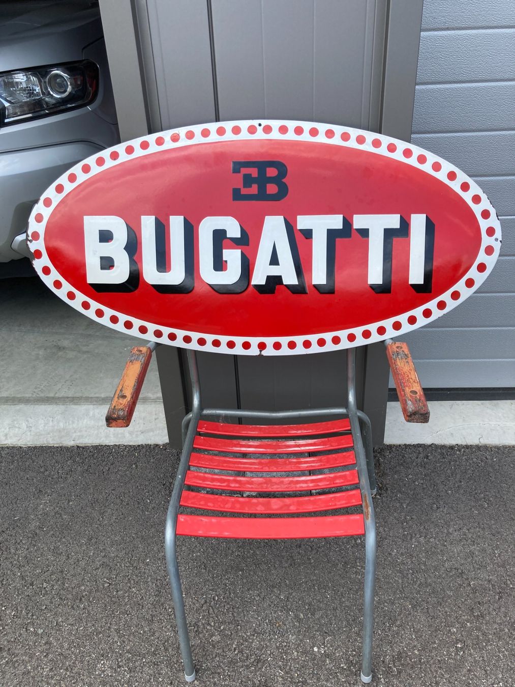 Bugatti Ecriteaux: Bugatti Emailschild – D'occasion à Liesberg Dorf par Country1 3