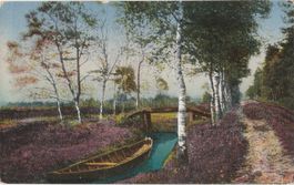 Idyllische Landschaft, wo?  um 1905 - (Künstlerkarte)