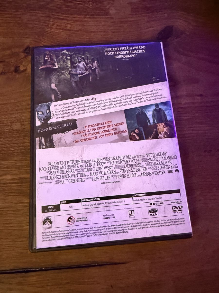 Tutti i DVDs: MURPHYS GESETZ Spezial Edition 2 BR Discs UNCUT – Nuovo (secondo la descrizione) da Aarau venduto da Panjo3 1