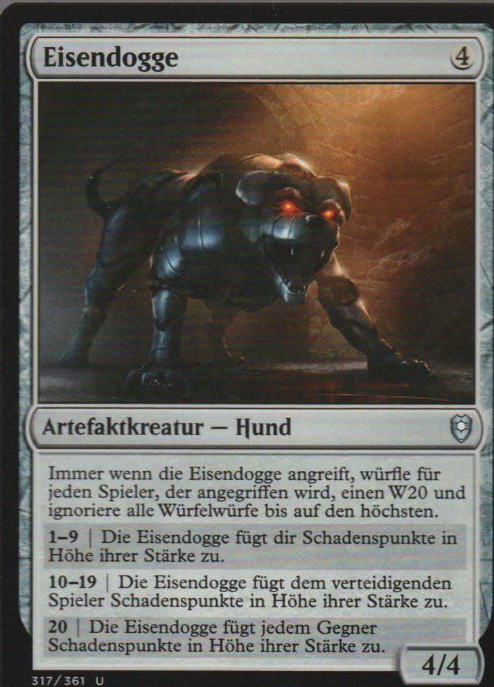 Magic The Gathering Carte collezionabili: TCG Magic The Gathering MTG CLB 317 Eisendogge – Nuovo (secondo la descrizione) da Vezia venduto da Aquarius_Age