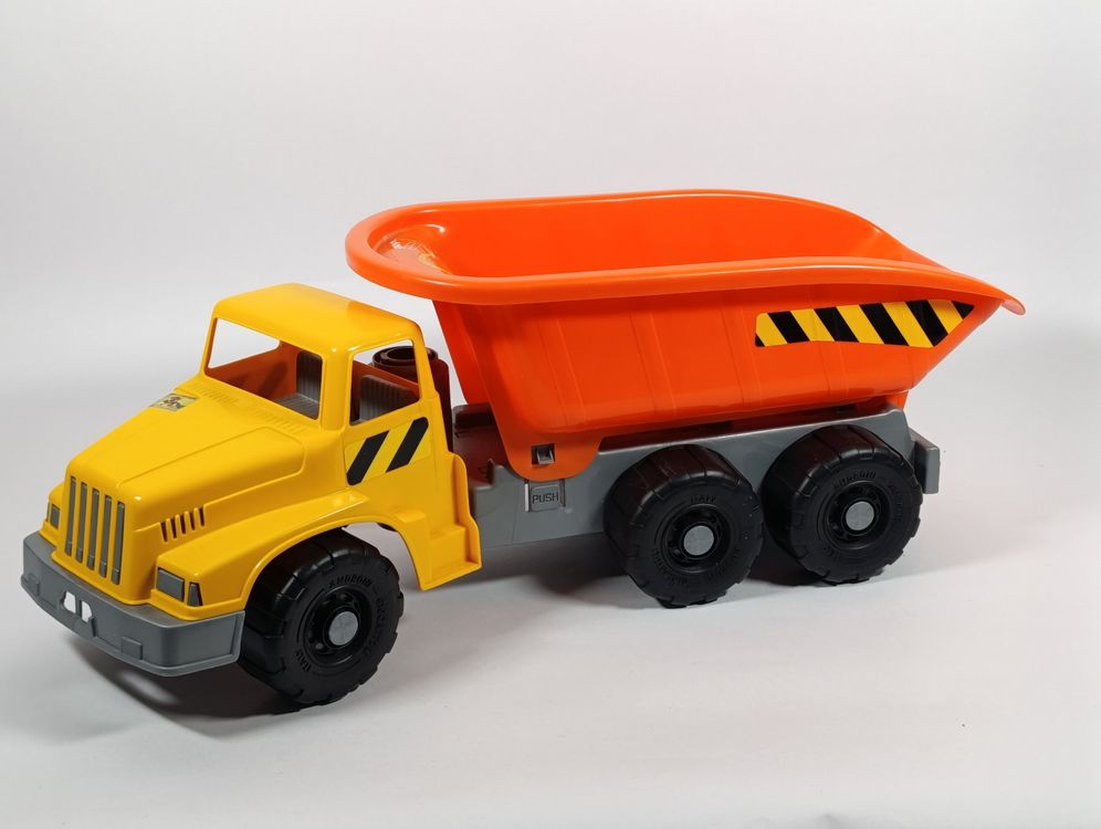 Camion Géant ANDRONI GIOCATTOLI 75 Cm + Jouets De Plage Vintage - Italie