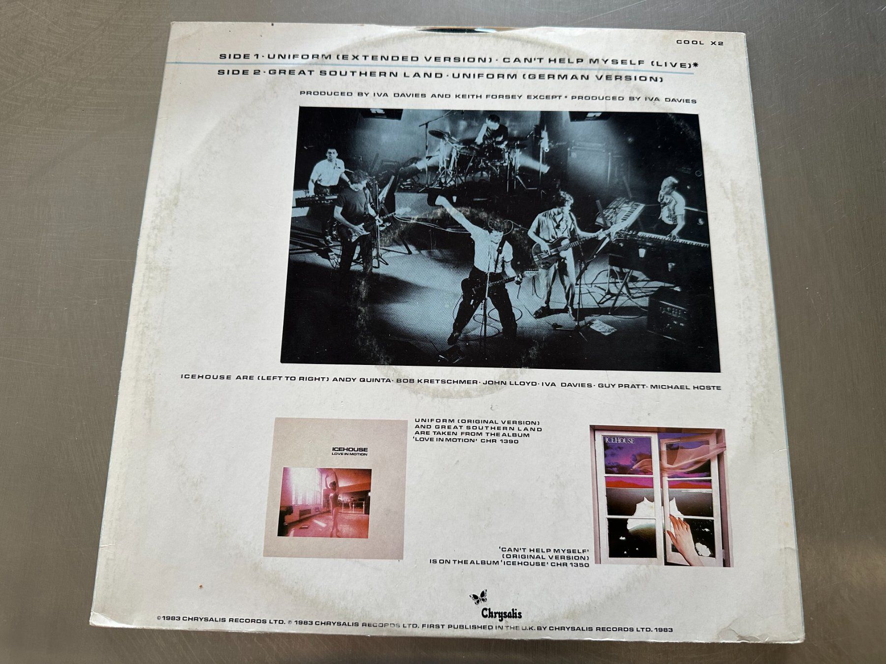 Dischi in vinile: ICEHOUSE 12 UNIFORM ( EXTENDED VERSION ) – Usato da Sion venduto da jaipur1401 1