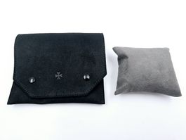 Vacheron Constantin Edles Uhren-Etui mit Kissen, schwarz