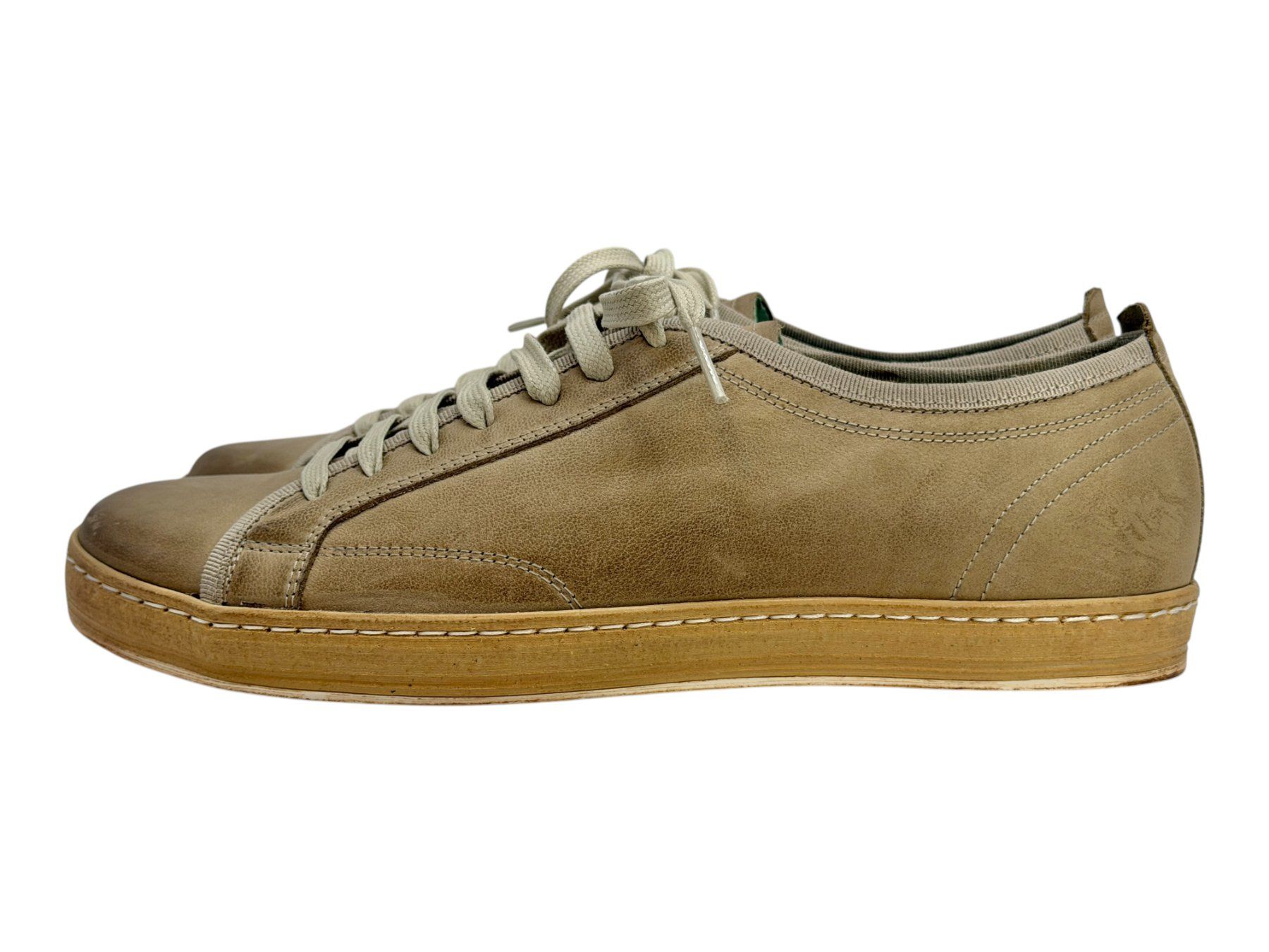 Bagatt Scarpe da uomo: Baskets Bagatt cuir beige. Pointure 43 – Usato da Cossonay-Ville venduto da PatineDuTemps 4