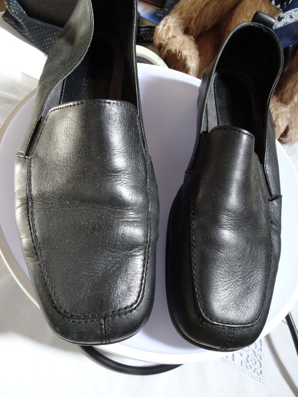 Damenschuhe: Damenschuh, schwarz Gr. 41, Leder – Neu (gemäss Beschreibung) aus Grüt (Gossau ZH) von spitzig 1