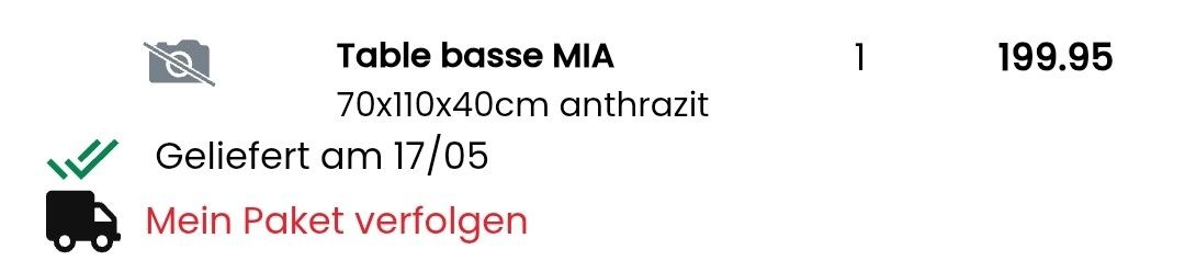 Tables: Couch-Tisch – D'occasion à Felben-Wellhausen par Lxca 2