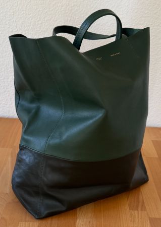Celine Cabas bicolor Tote Bag, wie neu