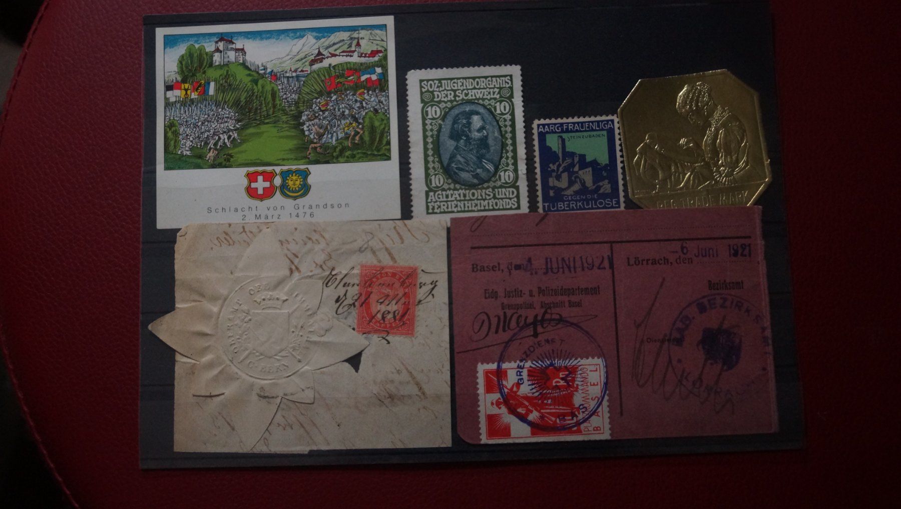 Tous les timbres: Vignetten, Grandson,Basel,Bern – D'occasion à Zuben par Rex4