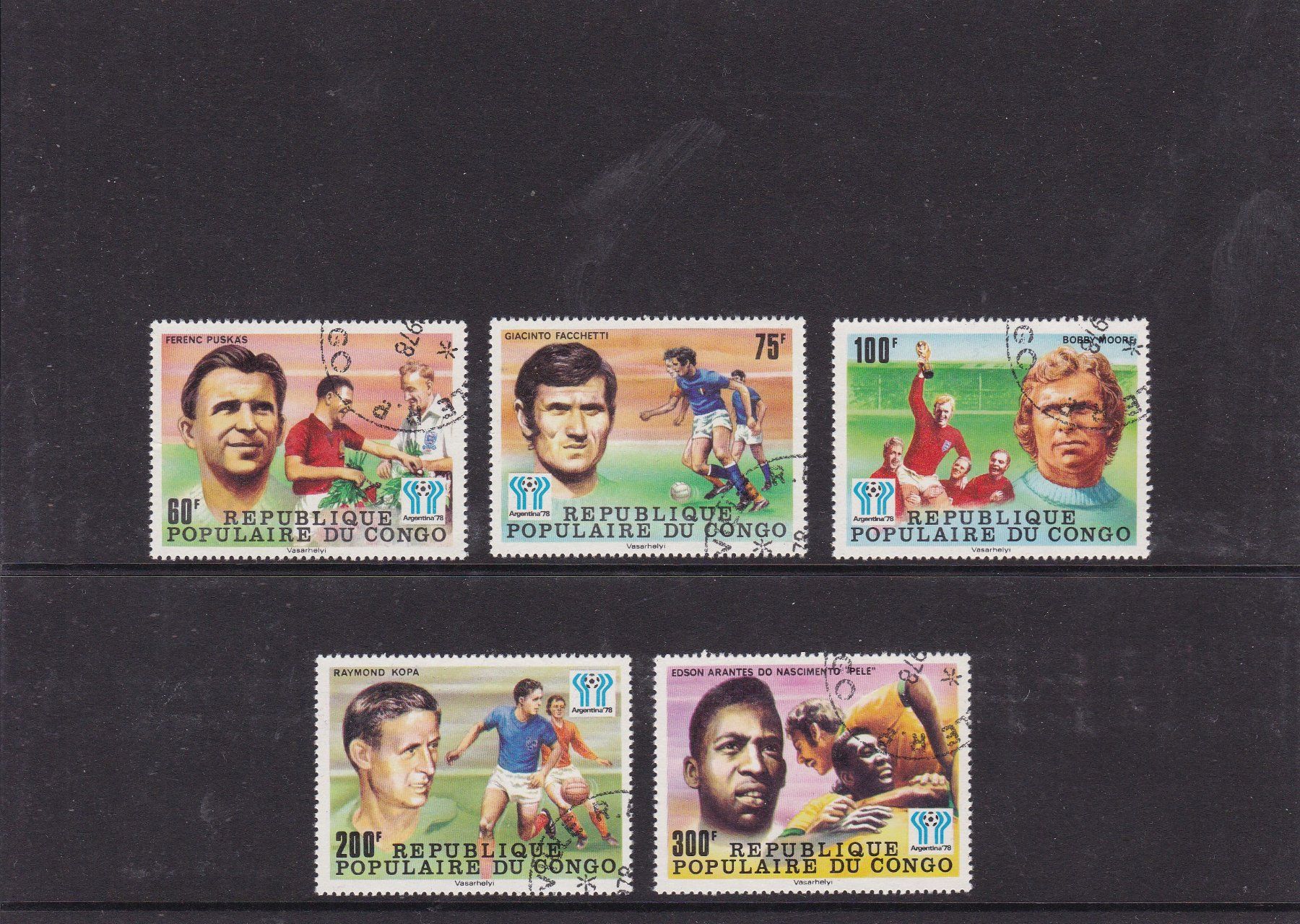 Alle Briefmarken: Fussball-WM 1978 Argentinien – Gebraucht aus Gretzenbach von Sikim