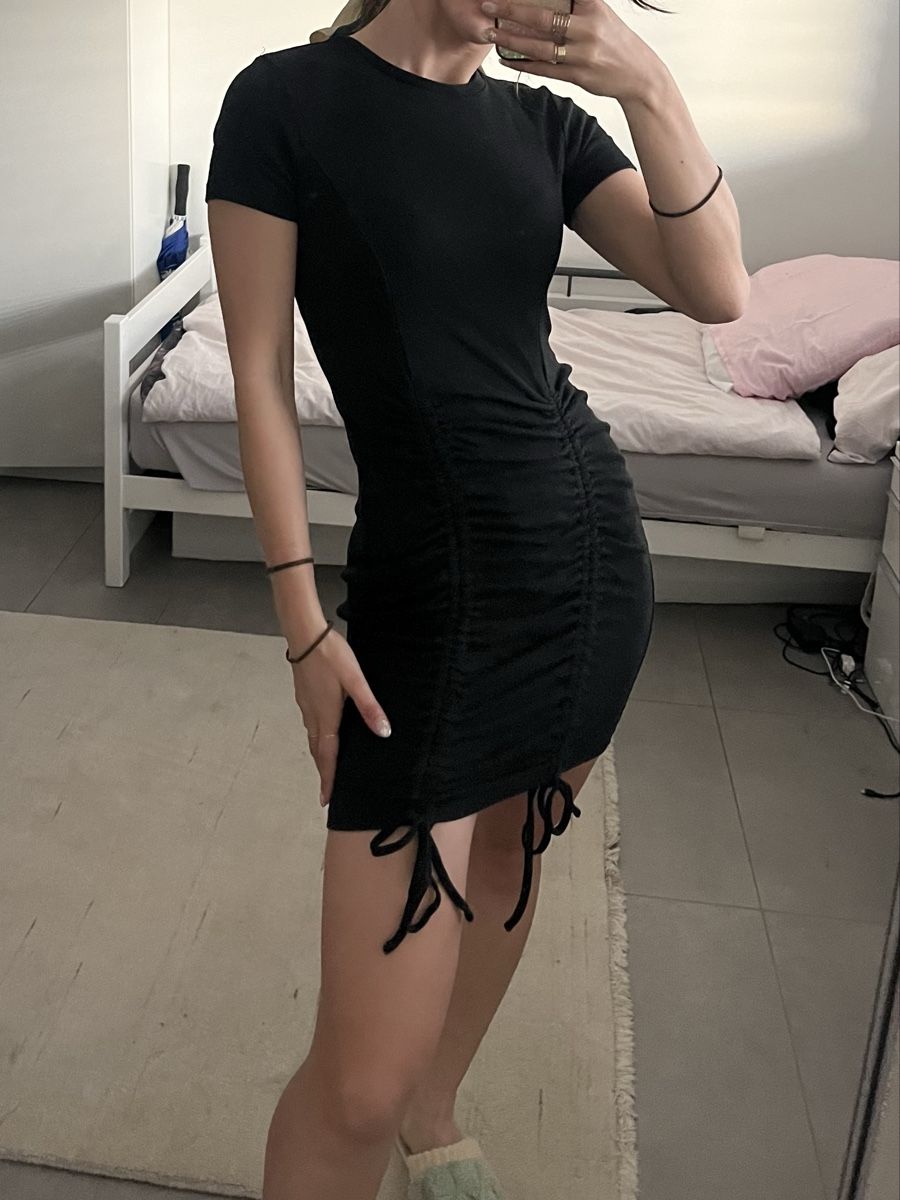 Tally Weijl Kleider: Robe noir moulante en coton taille S – Neu (gemäss Beschreibung) aus Aigle von sow_m7gm
