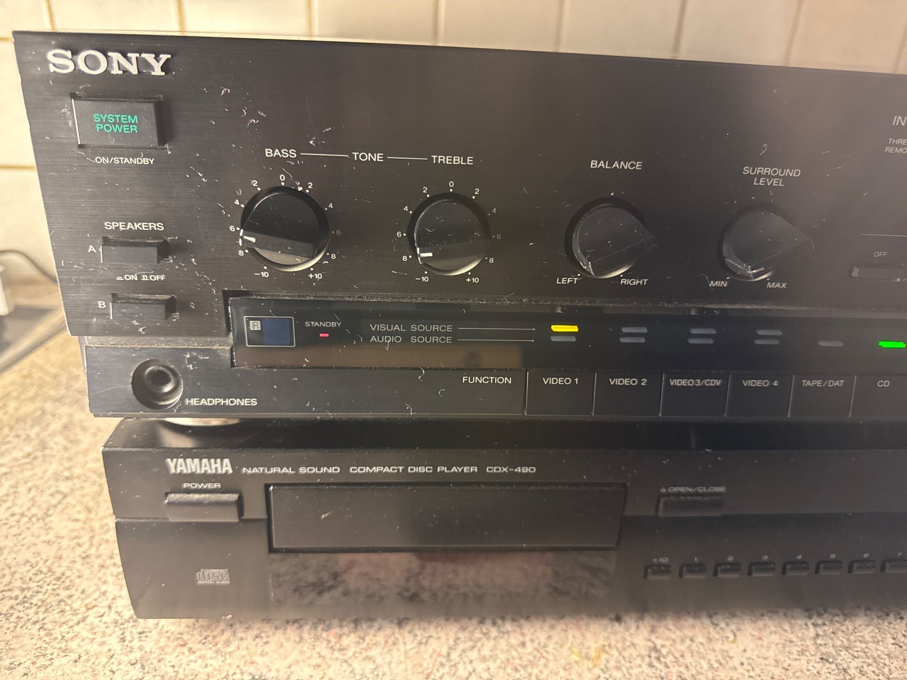Sony Amplificatori: Ampli Vintage SONY TA-AV490 – Usato da St imier venduto da sav_bjf9 2