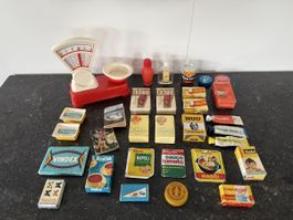 Alter Konvolut für Krämerladen 60er Jahre