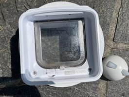 Katzenklappe SureFlap Mikrochip mit Hub