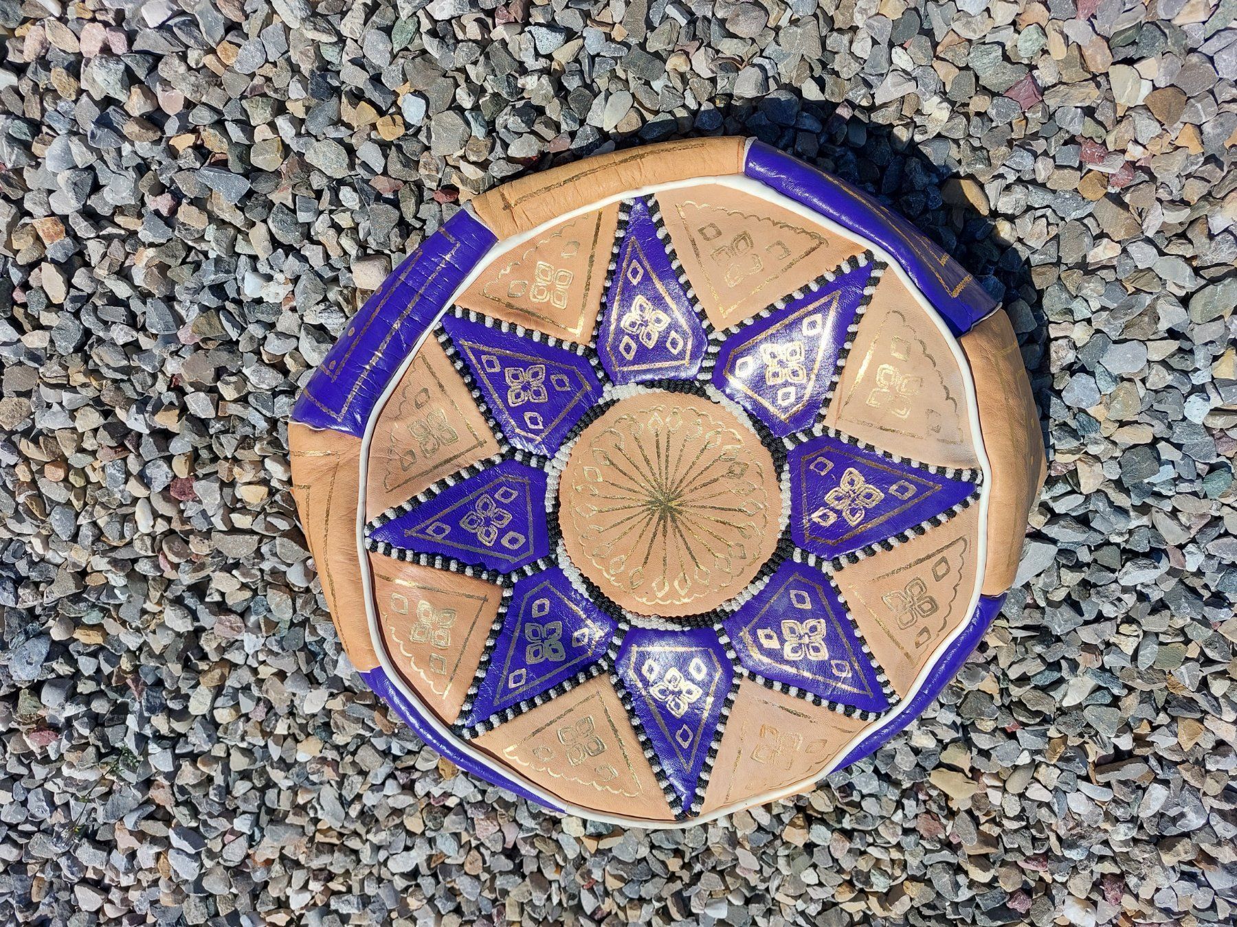 Sgabelli: Marokkanischer Hocker Pouf 37cm – Nuovo (secondo la descrizione) da Ottikon venduto da nag-champa77