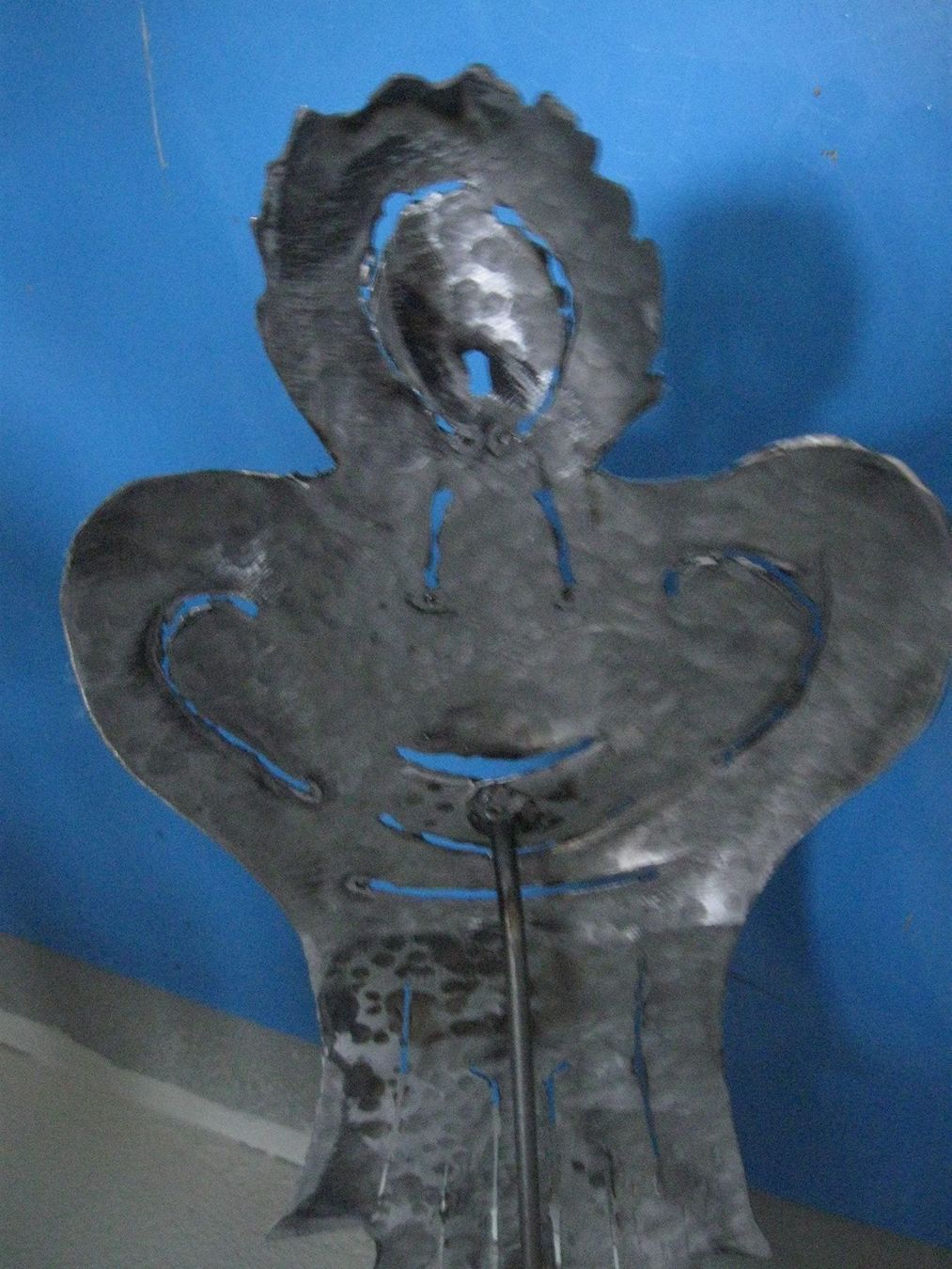 Figuren: Handgemachter Weihnachtsengel aus Stahlblech – Neu (gemäss Beschreibung) aus Bauma von Stangenbohne 5