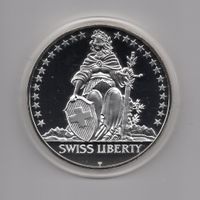 (1712) Schweiz, 5 Unzen , Aargau 2007, pp in Dose