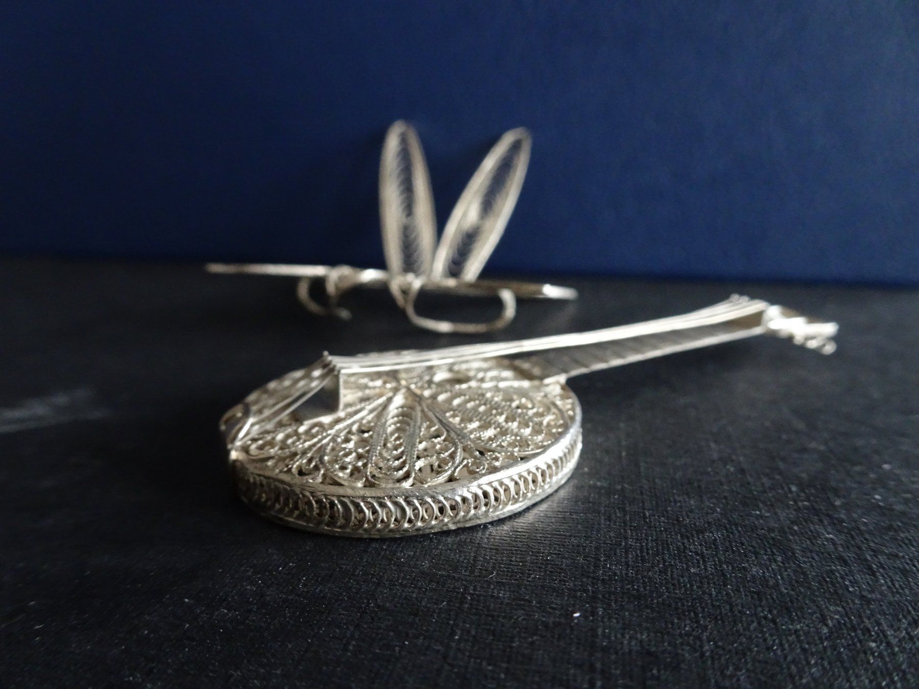 Altri gioielli: Banjo mit Stuhl  in Silber – Usato da Vitznau venduto da Mina60 8