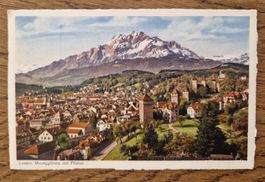 Luzern, Museggtürme, ESAP 1948, n. Zürich z. E. Huber