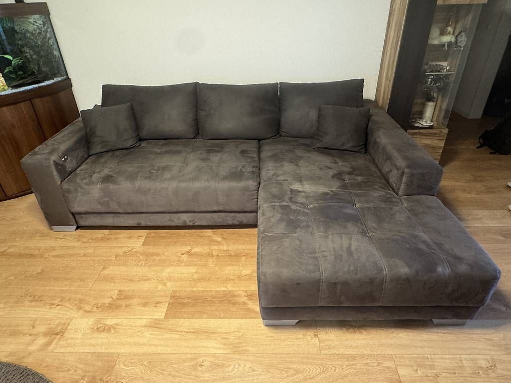 Divani: Ecksofa / Wohnlandschaft mit Ottomane – Usato da Aarburg venduto da Injac 2