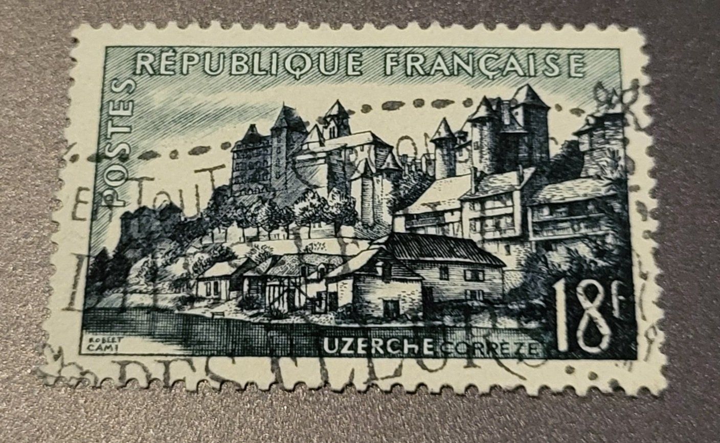 Tutti i francobolli: Frankreich 1955 briefmarke – Usato da St Gallen venduto da Stampsalshobby