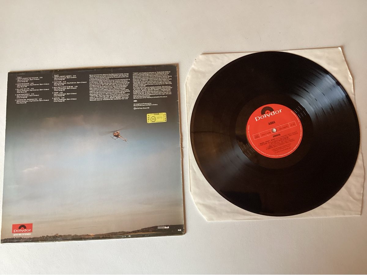 Dischi in vinile: ABBA - Arrival, Polydor, LP – Usato da Zürich venduto da Rockbyrd 1