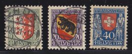 1921  Pro Juventute Satz gestempelt  nach SBK 60Fr.