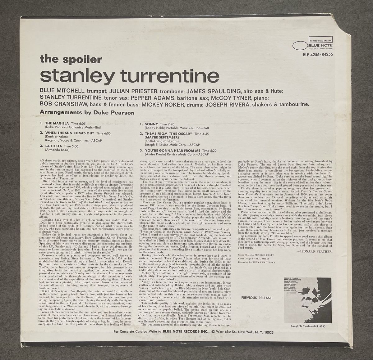 Dischi in vinile: Stanley Turrentine – The Spoiler – Usato da Aadorf venduto da Assyrian-Bazar 1