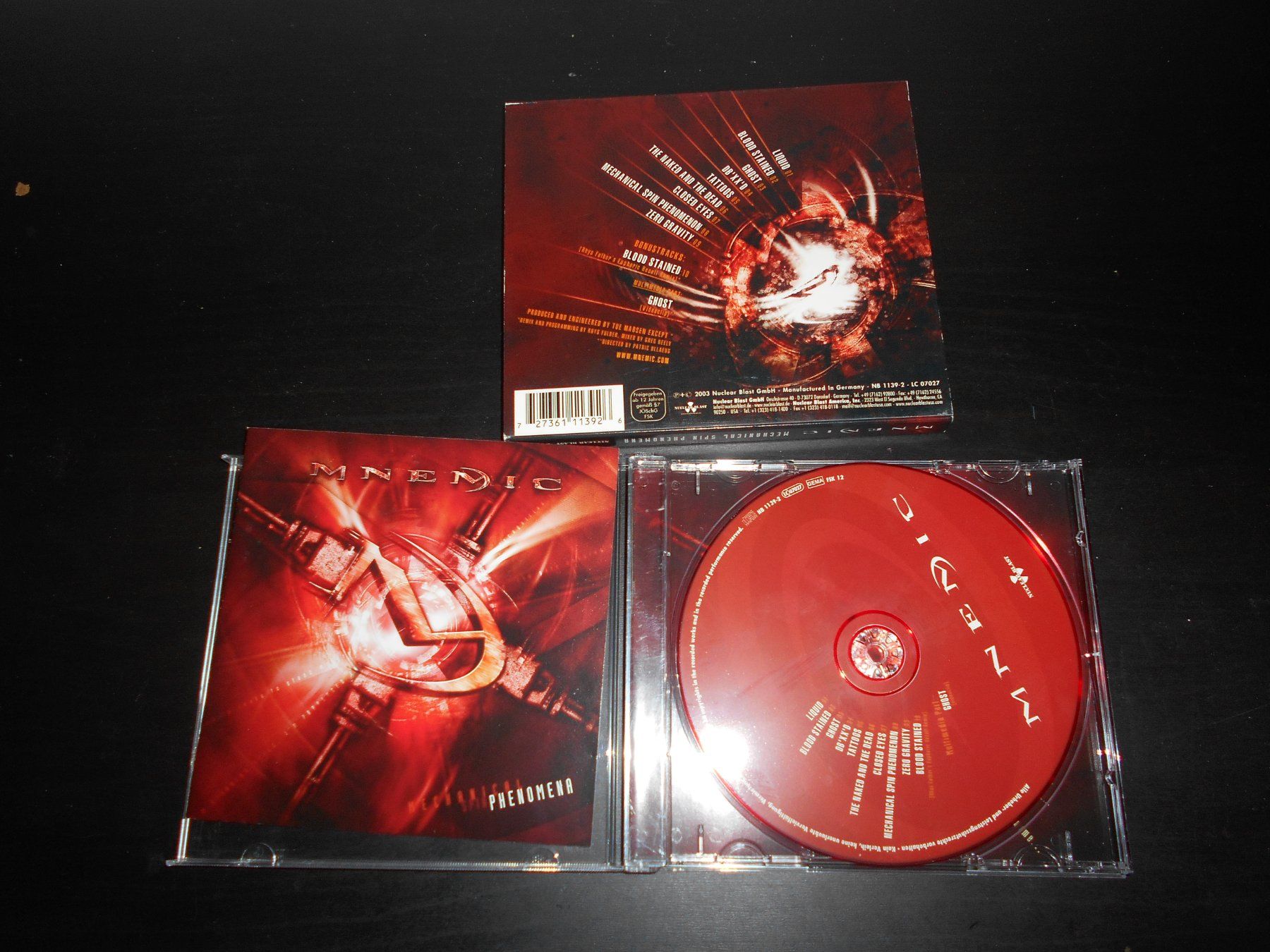 CD: Mnemic – Mechanical Spin Phenomena / 2003 – Usato da Aarberg venduto da witchhunter01 2