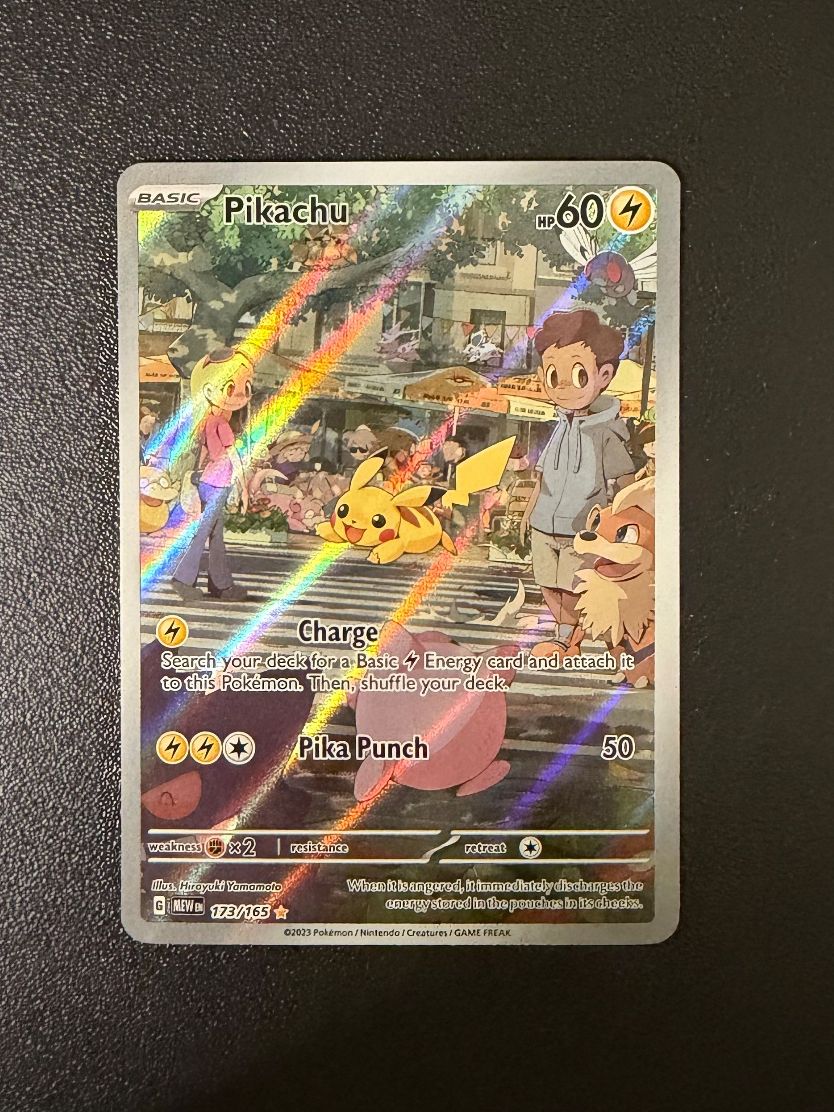 Pokémon Carte collezionabili: Pikachu #173/165 – Nuovo (secondo la descrizione) da Niedergösgen venduto da SwissPokeCards