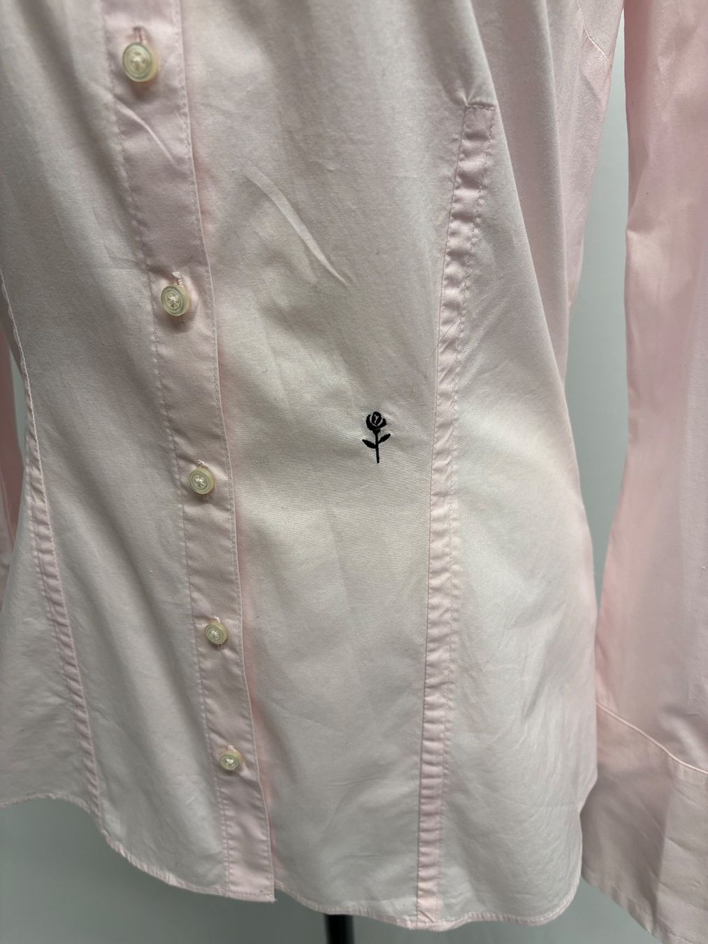 Camicette: Seidensticker Bluse mit Rose Gr. 36 rosa – Nuovo (secondo la descrizione) da Regensdorf venduto da secondchancefashion 1