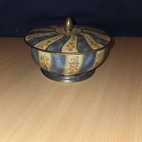 Süsses Bonboniere Dose mit Deckel, Vintage aus Belgien!