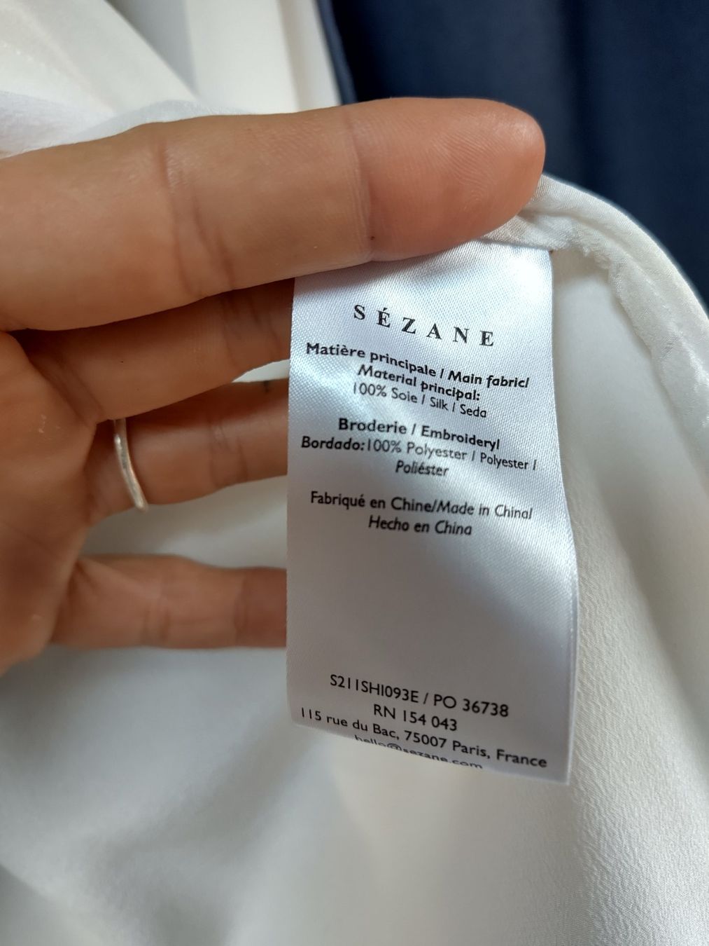 Sezane Camicette: Sézane bluse Chlo 36 – Nuovo (secondo la descrizione) da Losone venduto da Nani_the_BEST 3
